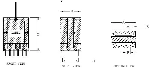 Factory Promotional Eel19 High Frequency Electrical Step Down Transformer for Monitor and Scanner