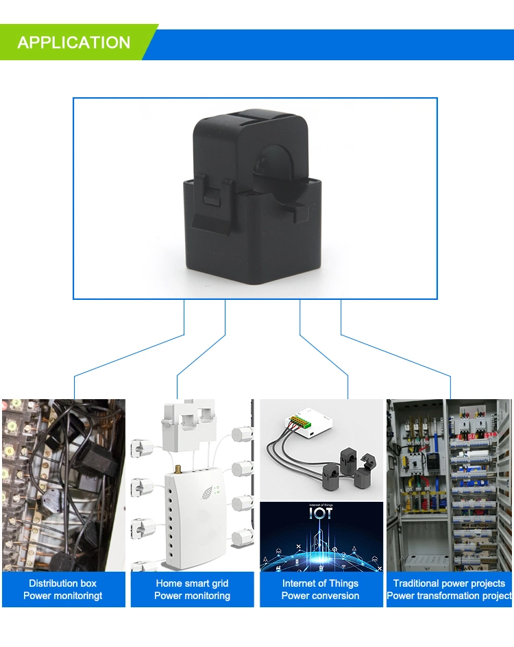 Kct-36 Split Core Current Transformer 36mm with 5-630A