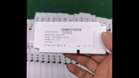 24W 40W 60W 100W 150W 12V LED Driver Step Down Transformateur d'ampoule LED pour éclairage de placard