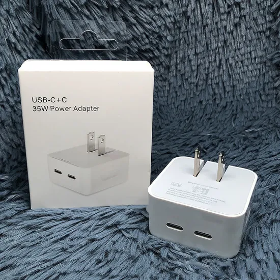 Qualité d'origine UK EU Us Plug 35W Chargeur Pd Adaptateur secteur pour iPhone Samsung