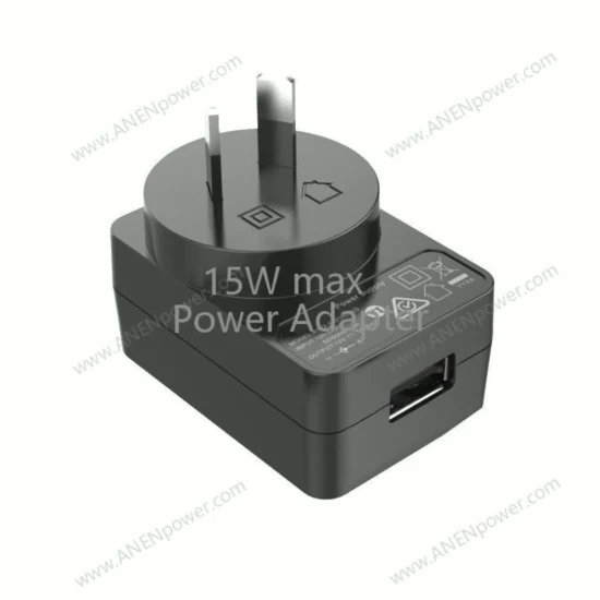 15W 12W SMPS externe universel 12V AC DC Adaptateur secteur USB 9V 1A 1.5A Mode de commutation à sortie unique Transformateur mural 5V 2A 3A pour lumière LED